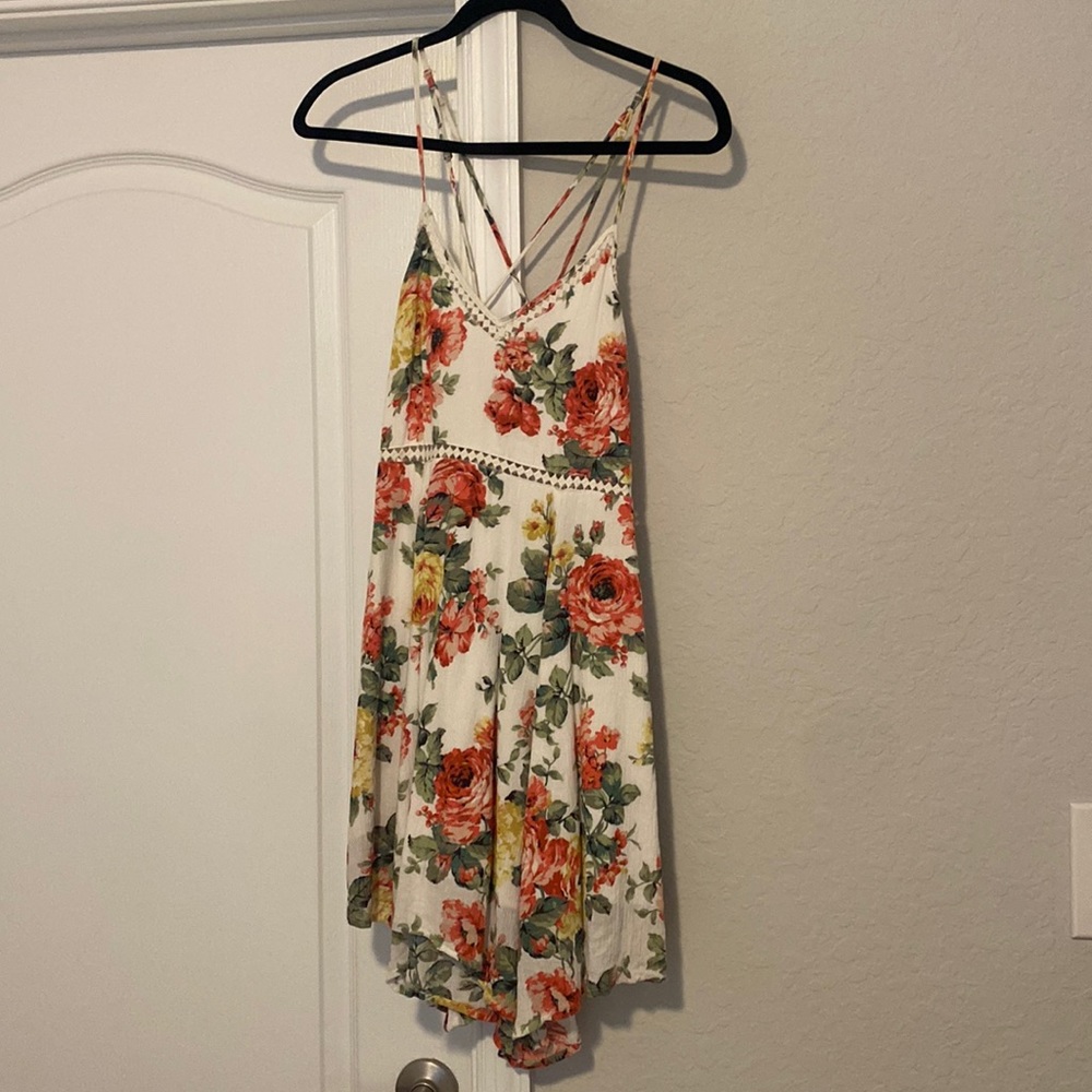 Abercrombie floral cross back dress size XS